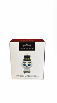 Hallmark 2025 Keepsake Mini Spooky Little Skull Halloween Ornament New with Box