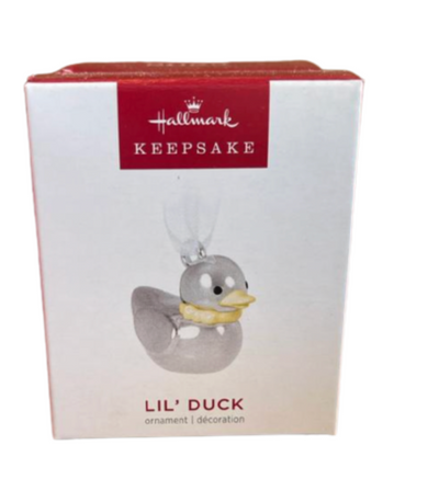 Hallmark 2023 Keepsake Mini Lil' Duck Metal Christmas Ornament New with Box