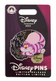 Disney Parks Cheshire Cat Alice in Wonderland Exclusive 2023 Pin New with Card