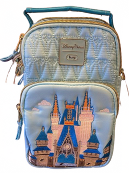 Disney Parks Cinderella Castle Lug Skeeter WDW Crossbody Bag New with Tag