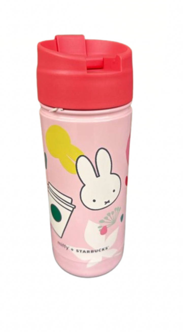 STARBUCKS+ Miffy ウォーターボトル ピンク 海外限定 ミッフィー Starbucks X Miffy Limited Edition Pink 18oz Stainless Steel