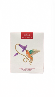 Hallmark 2024 Keepsake Allen's Hummingbird Special Edition Metal Ornament New