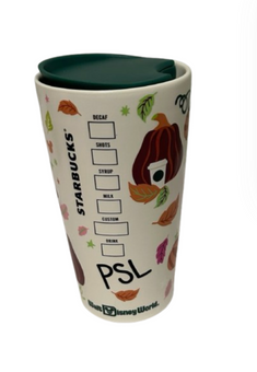 Disney x Starbucks Collection Parks Days and Latte Porcelain Tumbler New