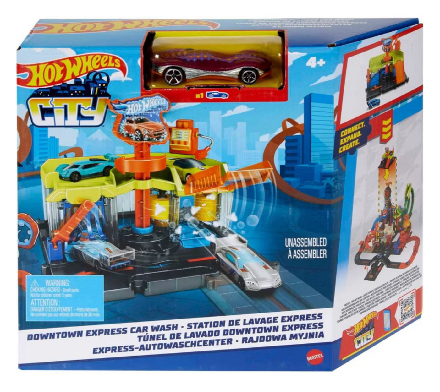 Hot Wheels City Downtown Car Wash Toy New With Tag