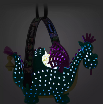 Disney Parks Elliot Pete's Dragon Light-Up Popcorn Bucket Christmas Ornament New