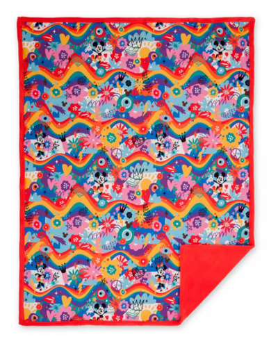 Disney Parks Mickey and Minnie Mouse Throw Disney Pride Collection New with Tag