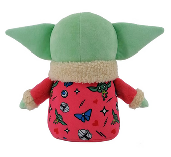 Star Wars The Mandalorian Grogu Valentine's Day Sweetheart Plush New with Tag