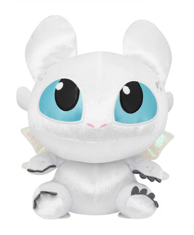 Universal Studios How To Train Your Dragon Light Fury Plush Toy New With Tag