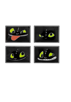 Universal Studios How To Train Your Dragon Toothless Expressions Magnet Set New