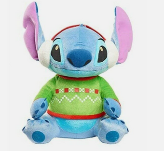 Disney Stitch with Holiday Sweater Christmas Plush New