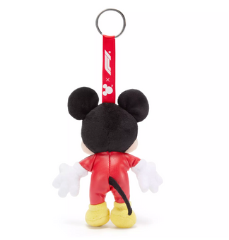 Disney x Formula 1 Mickey with Racing Suit Keychain Plush New with Tag