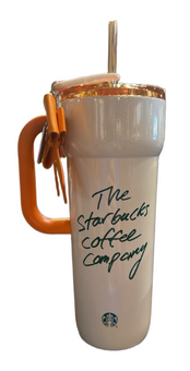 Disney Parks Starbucks Minnie Mouse Pumpkin Spice Fall Travel Tumbler New W Tag