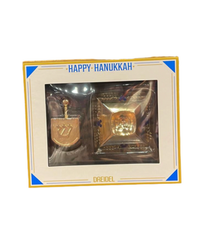 Disney Parks Metal Dreidels Happy Hanukkah New with Box