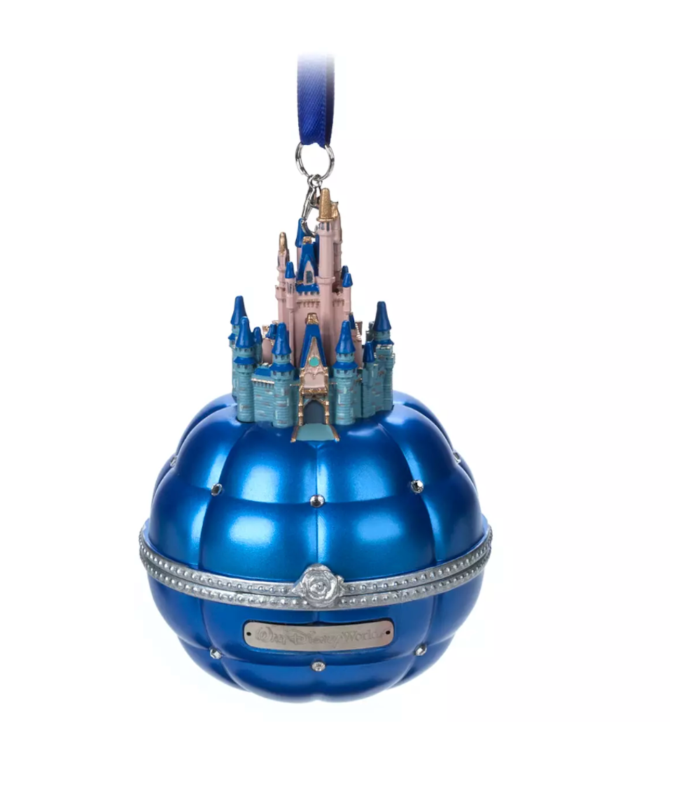 Disney Parks Walt Disney World Engagement Ring Holder Christmas Ornament New