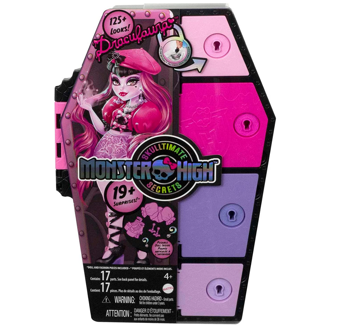 Mattel Monster High Skulltimate Secrets Dress - Up Locker Draculaura Doll New