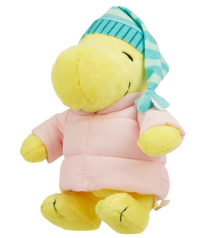 Vera Bradley Peanuts Collection Snoopy Plaid Fabric Pattern Stuffed Plush New