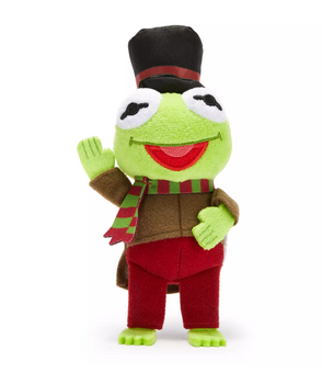 Disney The Muppet Christmas Carol Kermit as Bob Cratchit Mini Plush New with Tag