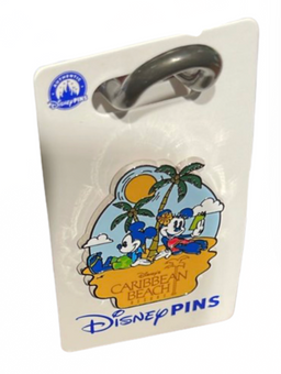 Disney Parks Caribbean Beach Resort Mickey Minnie Palms Pin New With Card