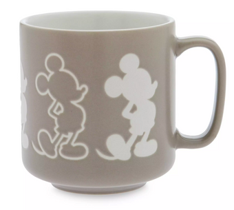 Disney Parks Mickey Mouse Home Haven Gray Coffee Mug New With Tag