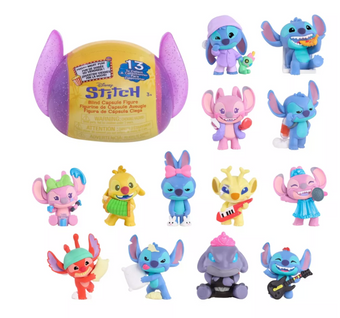 Disney Stitch Friday Night Fun Blind Capsule Figures Mini Figures Toy New Sealed