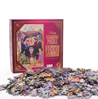 Disney Signature Puzzle Tangled 1000 Piece Puzzle Rapunzel Mother Gothel New