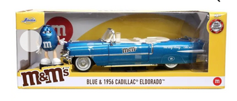 M&M'S World 1956 Cadillac Eldorado with Blue Diecast Figurine New W Tag