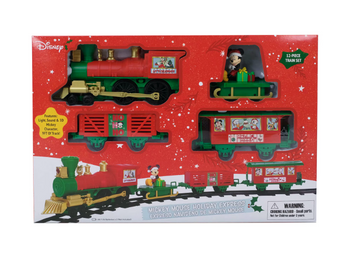 Disney Mickey Mouse Holiday Train Set Locomotive Mickey Sleigh Car New With Tag