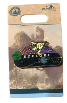 Disney Parks ACE Pandora World of Avatar EXPLORE Pin New With Card