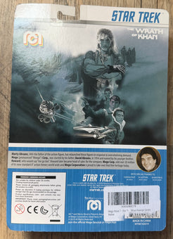 Star Trek The Wrath of Khan Khan Noonien Singh Action Figure As Is New