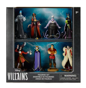 Disney Parks Villains Figure Set Toy Evil Queen Maleficent Cruella New with Tag
