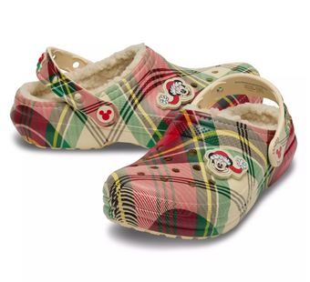 Disney Parks Santa Mickey Mouse Holiday Clogs for Adults by Crocs M11 New