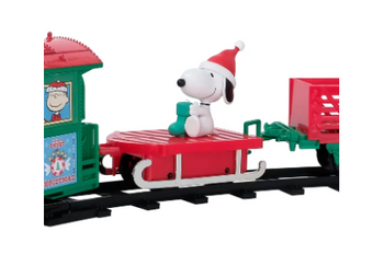 Snoopy Holiday Express 12‑Piece Train Set with Light New With Tag