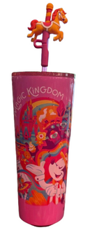 Disney Parks WDW Starbucks Magic Kingdom Stainless Steel Tumbler New With Tag
