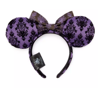 Disney Parks The Haunted Mansion Wallpaper Ear Headband for Adults New With Tag