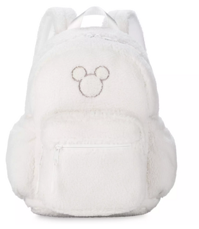 Disney Parks Mickey Mouse Icon Fleece Mini Backpack New With Tag