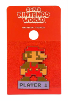 Universal Studios Super Nintendo World Mario Kart Player 1 Pin New With Card