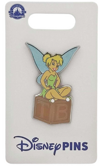Disney Parks Peter Pan - Tinker Bell Block Pin New with Card