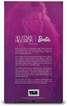 Barbie Whitney Houston Signature Collectible Doll Wearing Iconic Dress Toy New