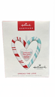 Hallmark Channel Spread the Love Porcelain 2024 Christmas Ornament New with Box