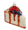 Robert Stanley Berry Cheesecake Glass Christmas Ornament New with Tag