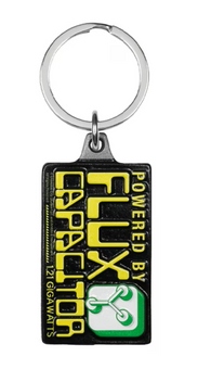 Universal Studios Back To The Future Flux Capacitor Keychain New with Tag