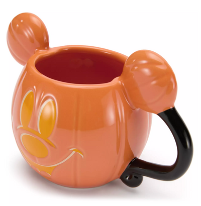 Disney Parks Mickey Mouse Pumpkin Halloween Coffee Mug Jack o lantern New