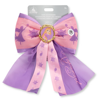 Disney Parks Tangled Rapunzel Princess Light-Up Hair Bow Accessory New With Tags