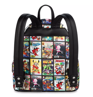 Disney Disney100 Mickey and Friends Marvel Comics Loungefly Mini Backpack New