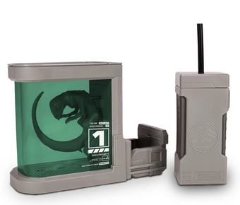 Jurassic World Rebirth Incubator LED Tumbler Popcorn Bucket Combo Limited New