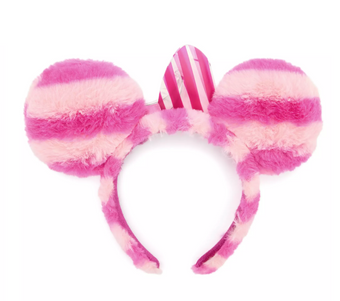 Disney Parks Cheshire Cat Plush Ear Headband for Adults Alice in Wonderland New