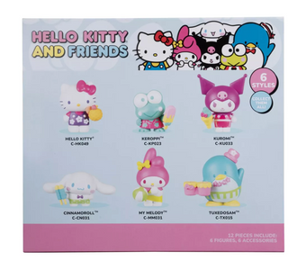 Hello Kitty Neon Tropical Party Series 3 Figure 6pk New with Box