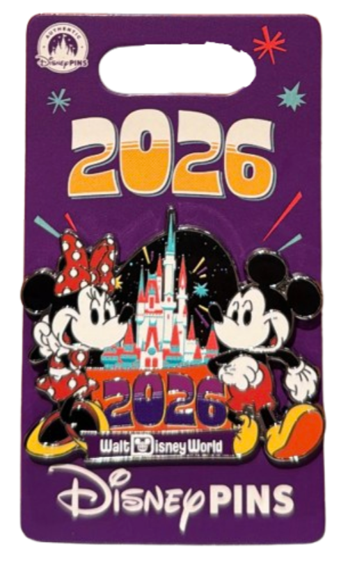 Disney Parks 2026 Mickey Minnie Mouse Castle New With Card