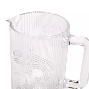 Disney Parks Mickey Mouse Icon Glass Pitcher Home Collection New with Tag