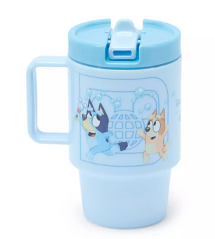 Disney Parks Bluey 18oz Tumbler with Built-In Straw Walt Disney World New W Tag